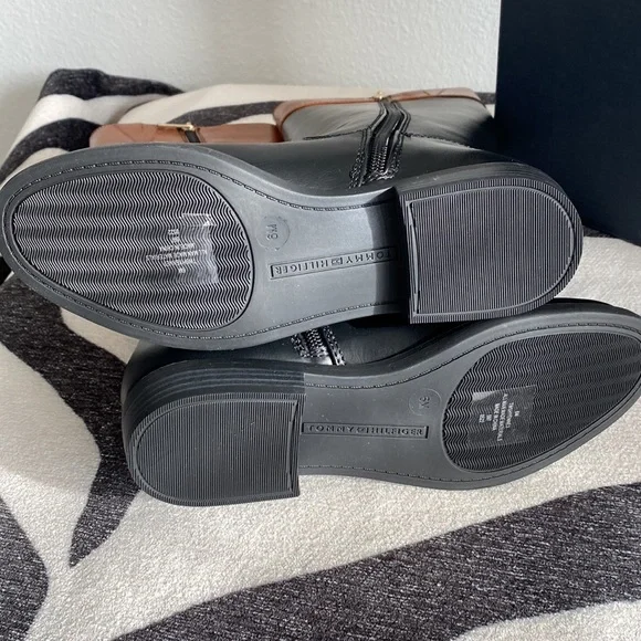 CLOSET CLEAR OUT $20 Black & Brown Boots Tommy Hilfiger 6M - Picture 4 of 5